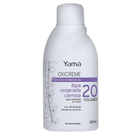 Agua Oxigenada Yama 60ml Creme 20 Vol