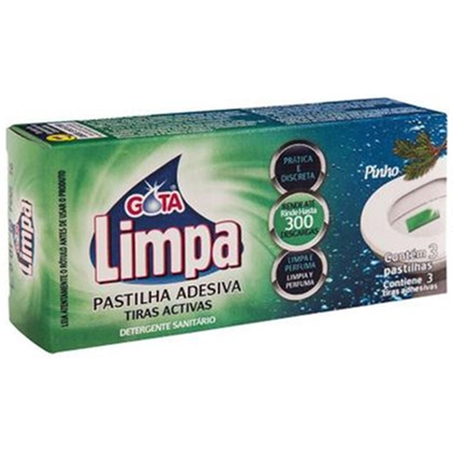 PASTILHA ADESIVA GOTA LIMPA PINHO 3UN 24G