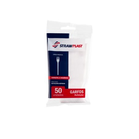 TALHER PLASTICO STRAWPLAST C/50 GARFO BR