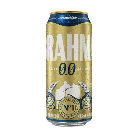Cerveja Brahma Chopp Zero Álcool Lata 473ml