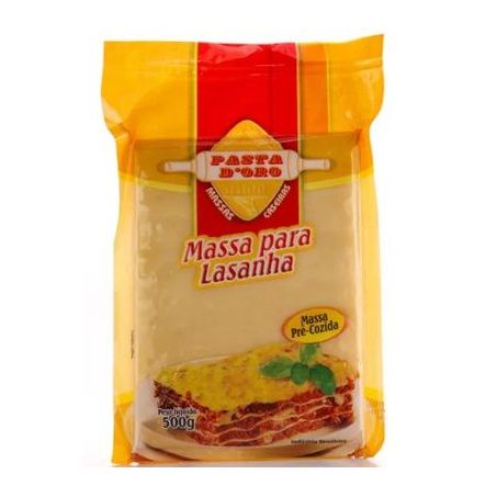 MASSA LASANHA PASTA DORO 500GR