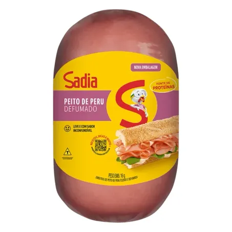 Peito Peru Sadia Kg Defumado Light Bandeja