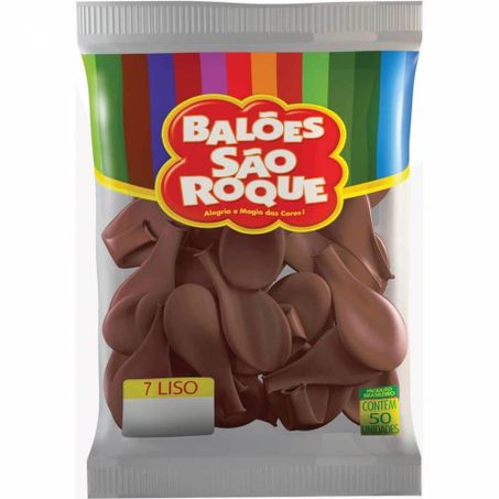 BALAO SAO ROQUE 7 LISO CAFE BRASIL C/50