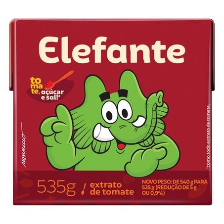 Extrato tomate tp elefante 535g