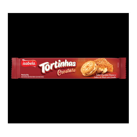 Biscoito crostata maça/canela isabela 80g