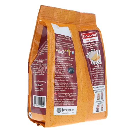 MISTURA BOLO TIO JOÃO LARANJA 270G 360-14