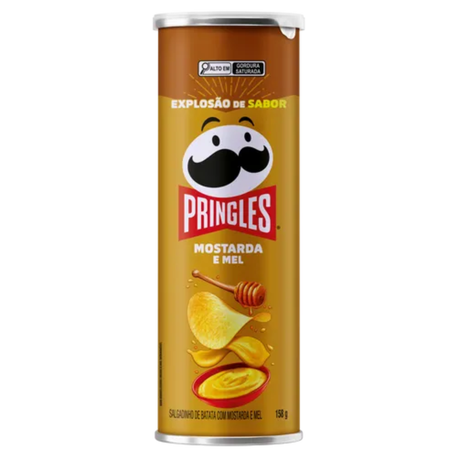 Salgadinho pringles 158g mostarda e mel