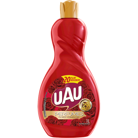 Limpador de Uso Geral Uau Perfumes Flores Vermelhas Frasco 1lt