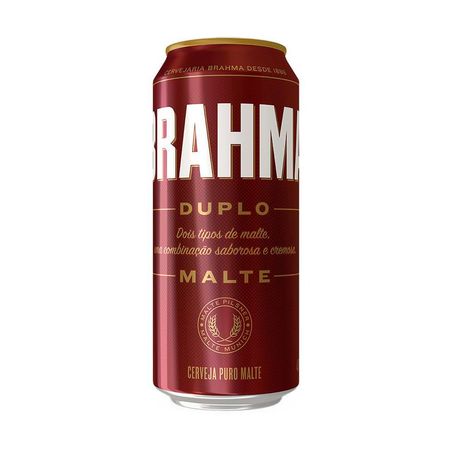Cerveja brahma lt duplo malte 473ml