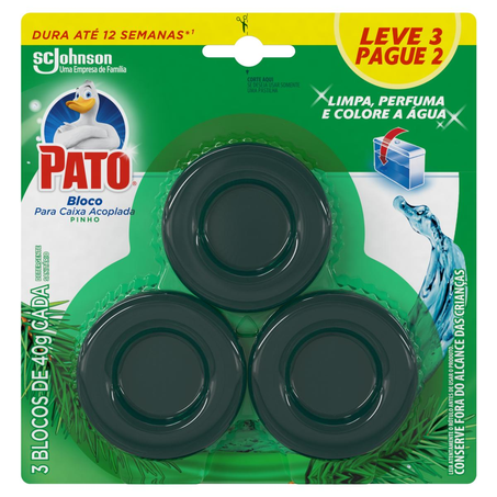 Desodorizador Caixa Acoplada Pato 40g - Pinho