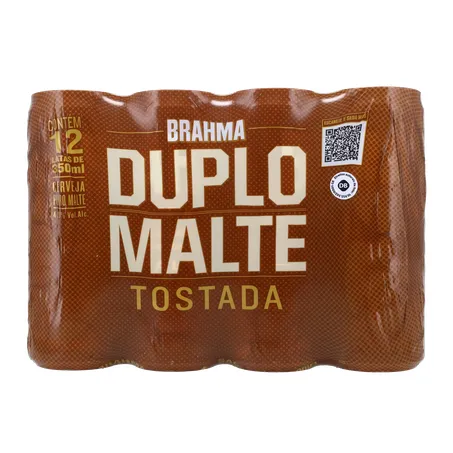 Cerv brahma duplo malte tost lata 350ml 12 un 360-2