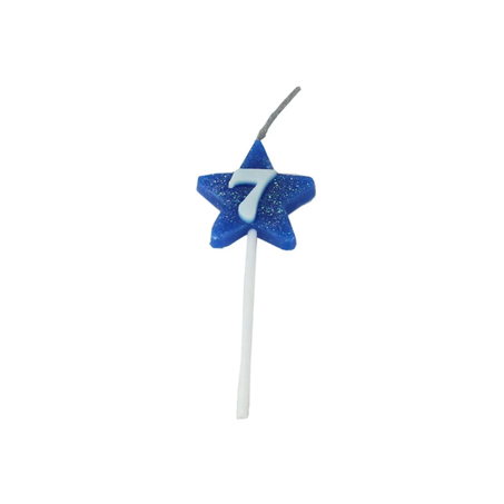 VELA ESTRELINHA CONFESTA  AZUL N7