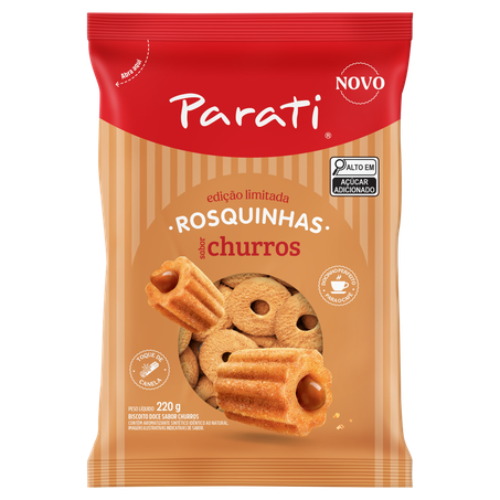 Rosquinha Parati Churros 220g Edição Limitada