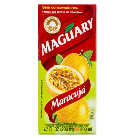 SUCO NÉCTAR MARACUJÁ MAGUARY 200ML