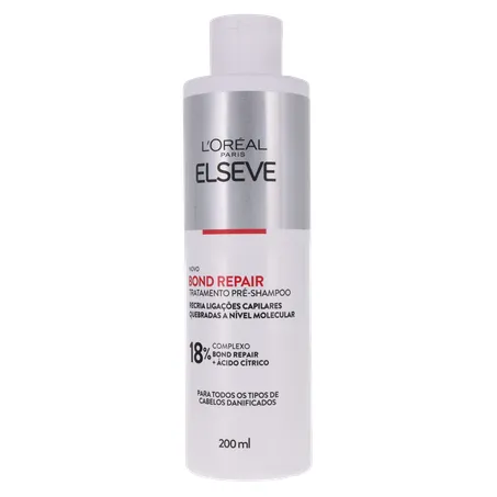 PRÉ - SHAMPOO ELSEVE BOND REPAIR 18% COMPLEXO E ÁCIDO CÍTRICO 200M 360-1