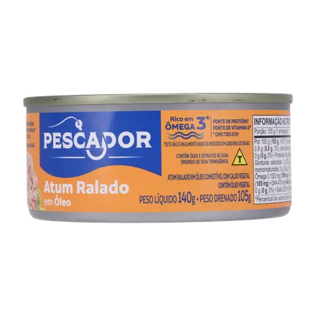 ATUM PESCADOR RALADO ÓLEO 140G 360-11