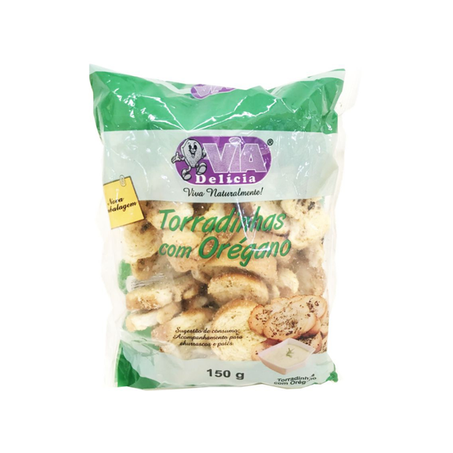 Torrada Via Delicia Orégano 150g