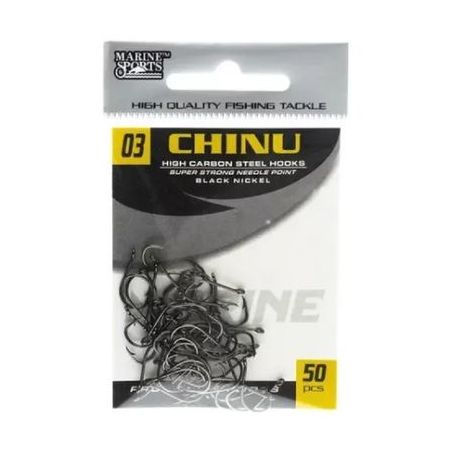 ANZOL CHINU BLACKNICKEL N3 CARTELA C/50
