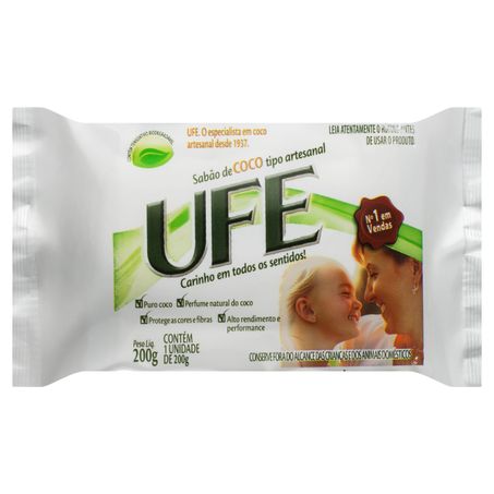 SABÃO EM BARRA ARTESANAL COCO UFE