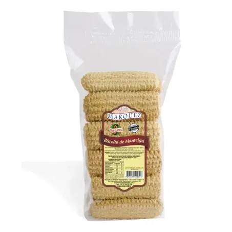 Biscoito Manteiga Sem Glúten Marquez 400g