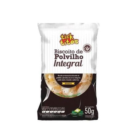 Biscoito Polvilho Tick Titos 50g Integral
