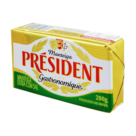 PRESIDENT MANTEIGA EXTRA C SAL 200G