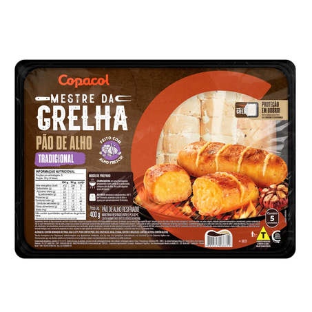 Pão de Alho Copacol 400g - Tradicional