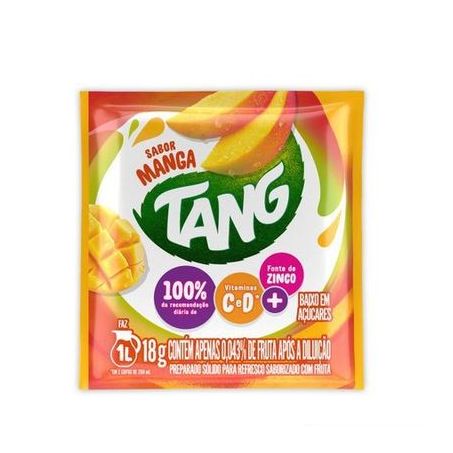Refresco em pó tang manga pacote 18g