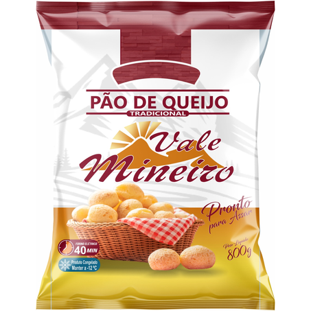 Pão de Queijo Vale Mineiro Pacote 800g