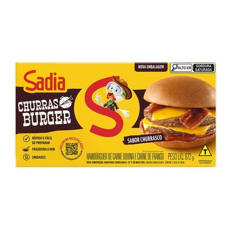 Hambúrguer Seara Texas Burger Frango 56G
