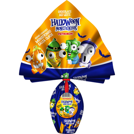 Ovo pascoa pietrobon 160g halloween -acompanha brinde-