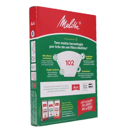 Filtro De Papel Melitta 102 C/30 360-14