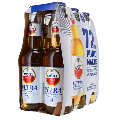 Cerveja amstel puro malte ln pack 6 275m 360-30