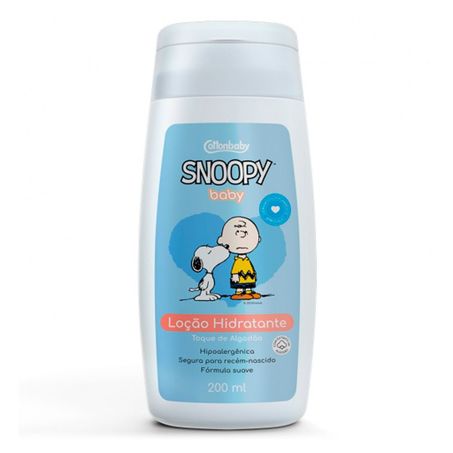 LOÇÃO HIDRATANTE COTTONBABY SNOOPY BABY TOQUE DE ALGODÃO 200ML