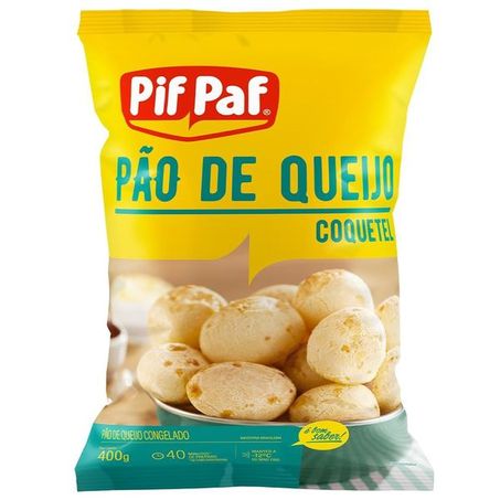 PIF PAF PAO DE QUEIJO COQUETEL 400GR