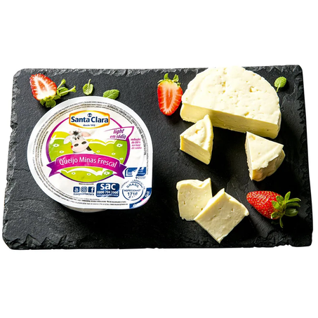 QUEIJO MINAS FRESCAL LIGHT SANTA CLARA KG