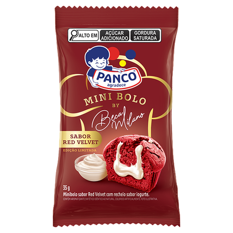 Mini Bolo Red Velvet Panco 35g