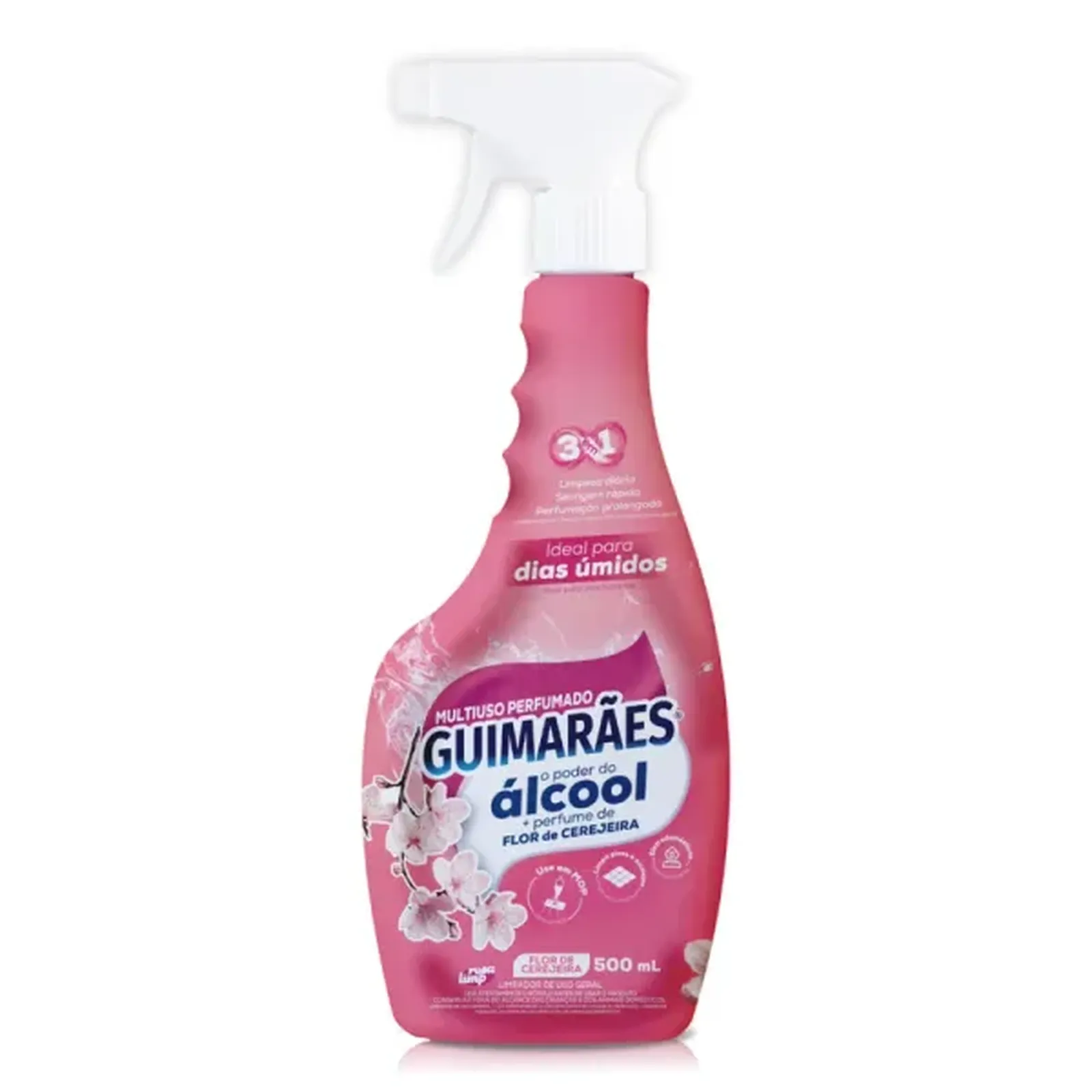Limpador Multiuso Guimaraes Perf C/alcool Flor Cerejeira 500ml