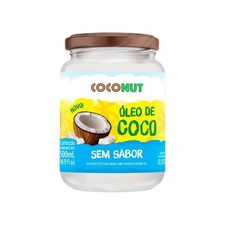 Oleo coco sem sabor coconut 500ml