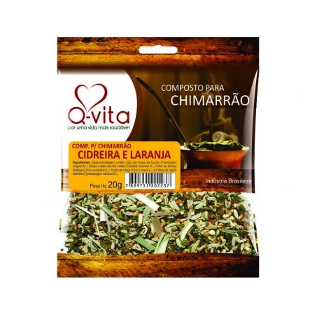 CHA Q VITA CHIMARRAO CIDREIRA LARANJA 20G