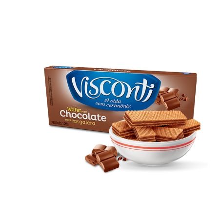 WAFER VISCONTI CHOCOLATE 120G
