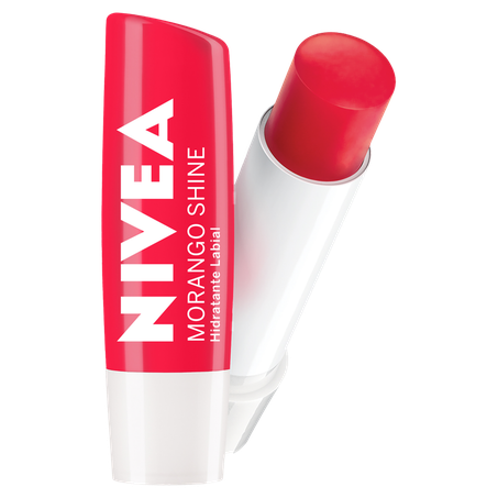 Hidratante Labial Nivea Morango 4,8g
 360-2