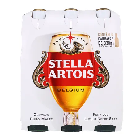 Stella Artois Cerveja Lager 330Ml Long Neck Unidade 360-0