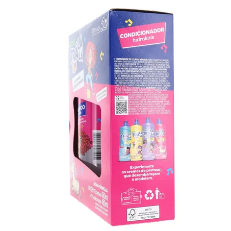 Kit Tra La La Kids Hidrakids Shampoo Condicionador Kit 1UN 360-7