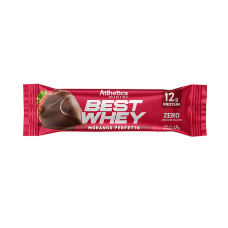 Barra Best Whey Morango Perfetto 49g