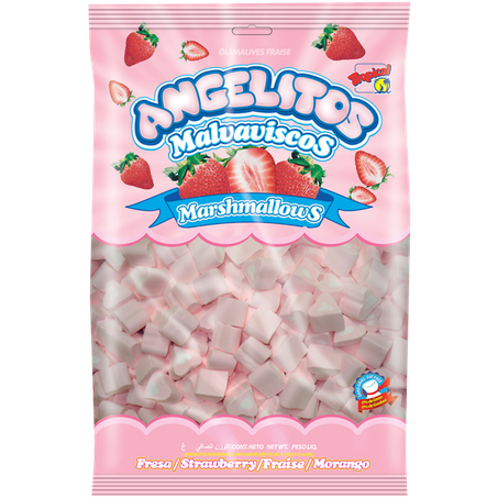 Marshmallow soberana 200g coracao morango