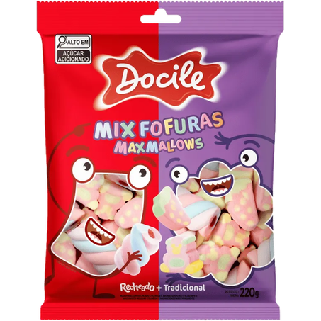 Marshmallow docile 220g mix fofuras