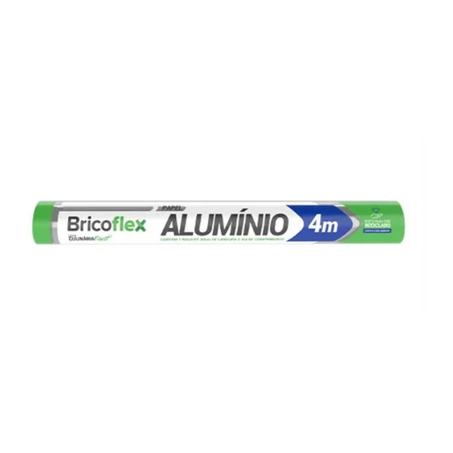 Papel Alumínio Bricoflex 30x4m