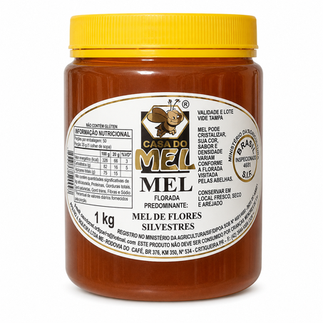 MEL DE FLORES SILVESTRE 1KG CASA DO MEL