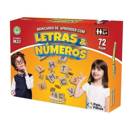 JOGO PAIS & FILHOS BRINCANDO DE APRENDER C/LETRAS